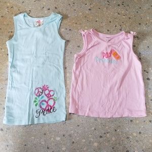 4 tank tops girls size 7/8